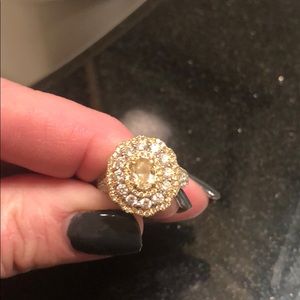 18K WG/YG 2.03ctw Dia Ring size 6.5